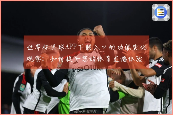 世界杯买球APP下载入口的功能变化观察：如何提升您的体育直播体验